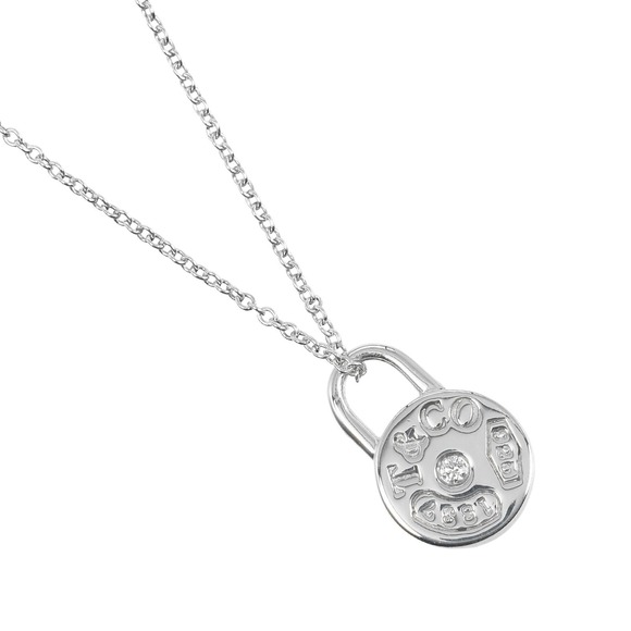 Tiffany & Co. 1837 Round Rock Necklace 925 Sterling Silver Approx. 2.55g R...